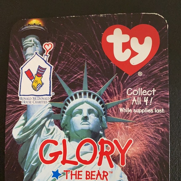 $5 SALE—Ty 4-Country McDonald’s Beanies—USA, Canada, Great Britain, Ireland - Picture 10 of 15